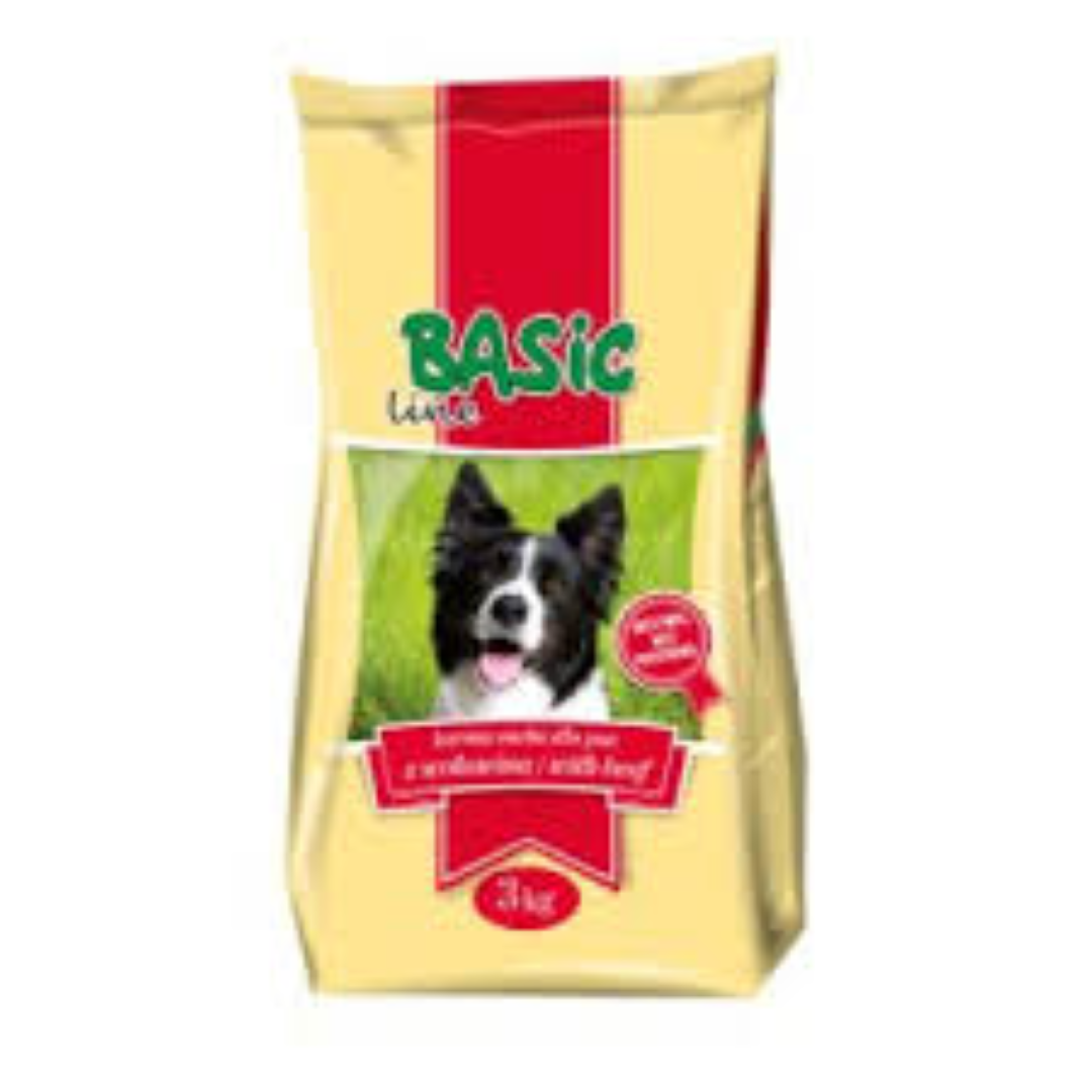 BASIC LINE DRY DOG FOOD WITH BEEF 3KG